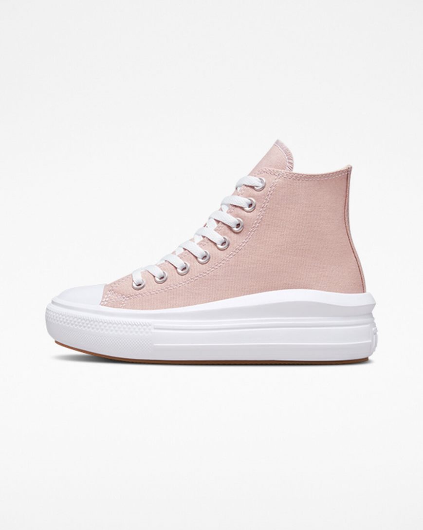 Topanky Na Platforme Converse Chuck Taylor All Star Move Seasonal Color Vysoke Damske Siva Biele | SK ZDNAM8